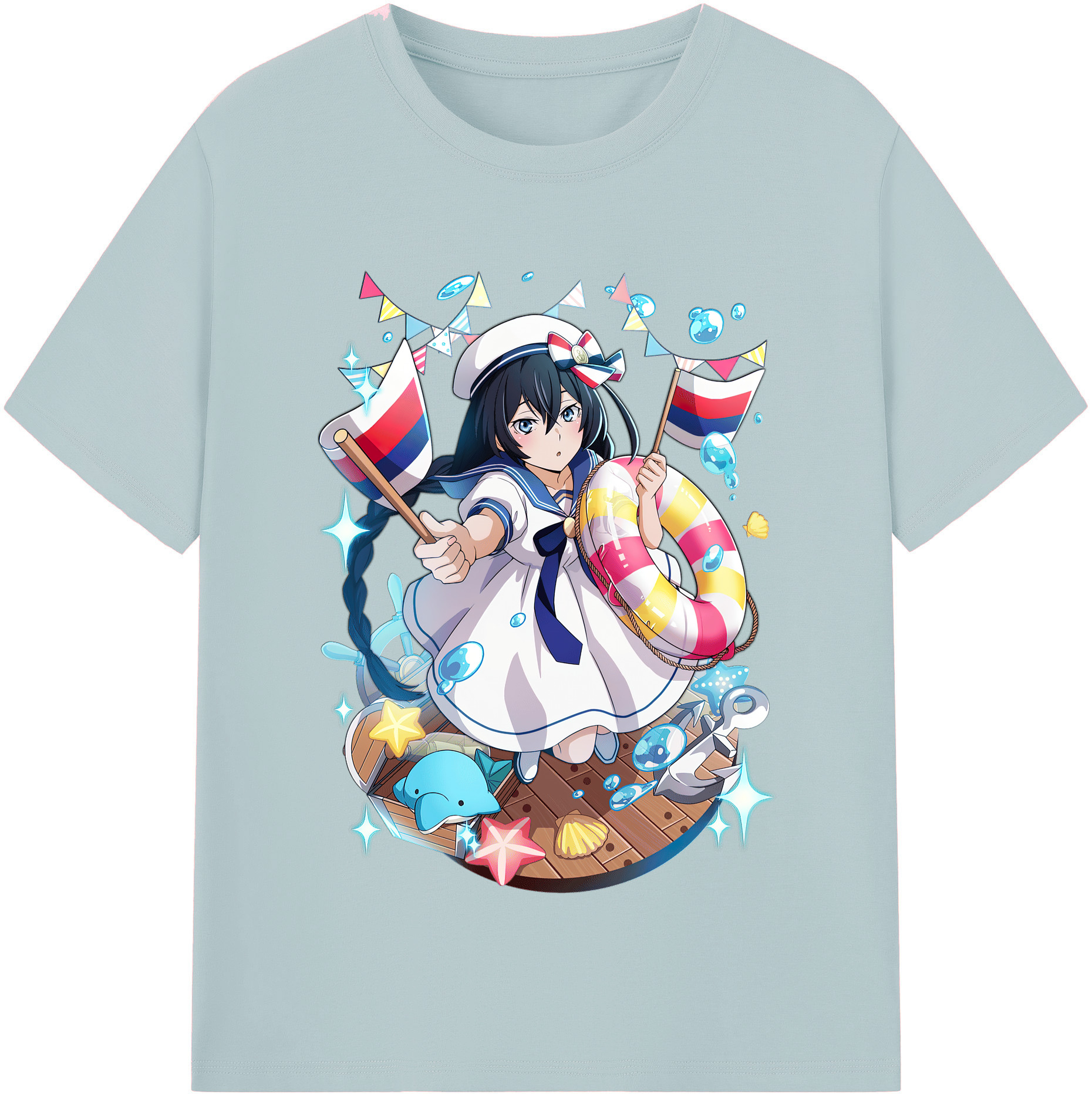 （画像用） 文豪ストレイドッグス Bungo Stray Dogs 綿100％半袖Tシャツ（フロントプリント）